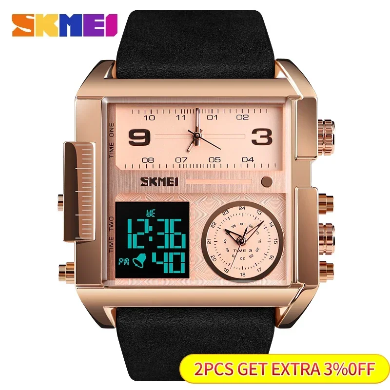 Skmei masculino movimento de q - Luxury Watch Maker avaliação e preço