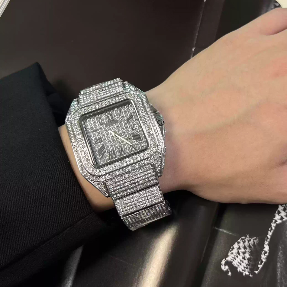 Relógio de pulso quadrado Gold - Luxury Watch Maker avaliação e preço
