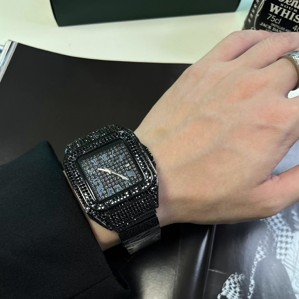 Relógio de pulso quadrado Gold - Luxury Watch Maker avaliação e preço